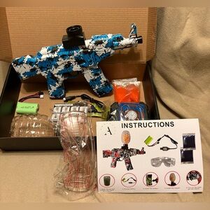 VR Toy Gun with Blue and Black Design